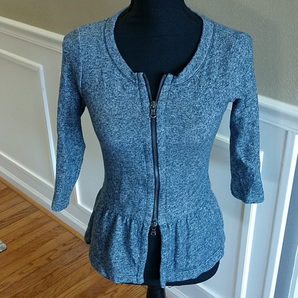 Express zip up size xs top